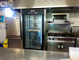 professional stainless steel kitchen